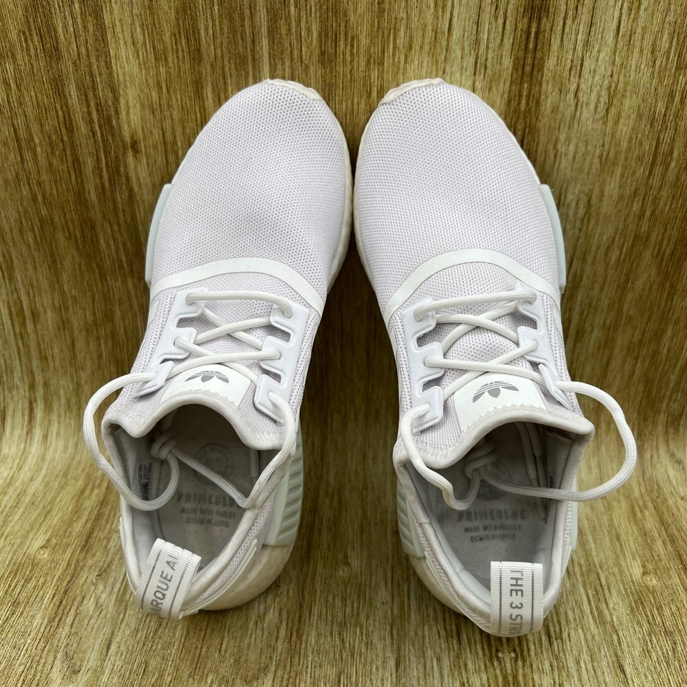adidas NMD R1 Women's Size 9 White Shoes Boost Sneakers Athletic GX8313 - Picture 6 of 10